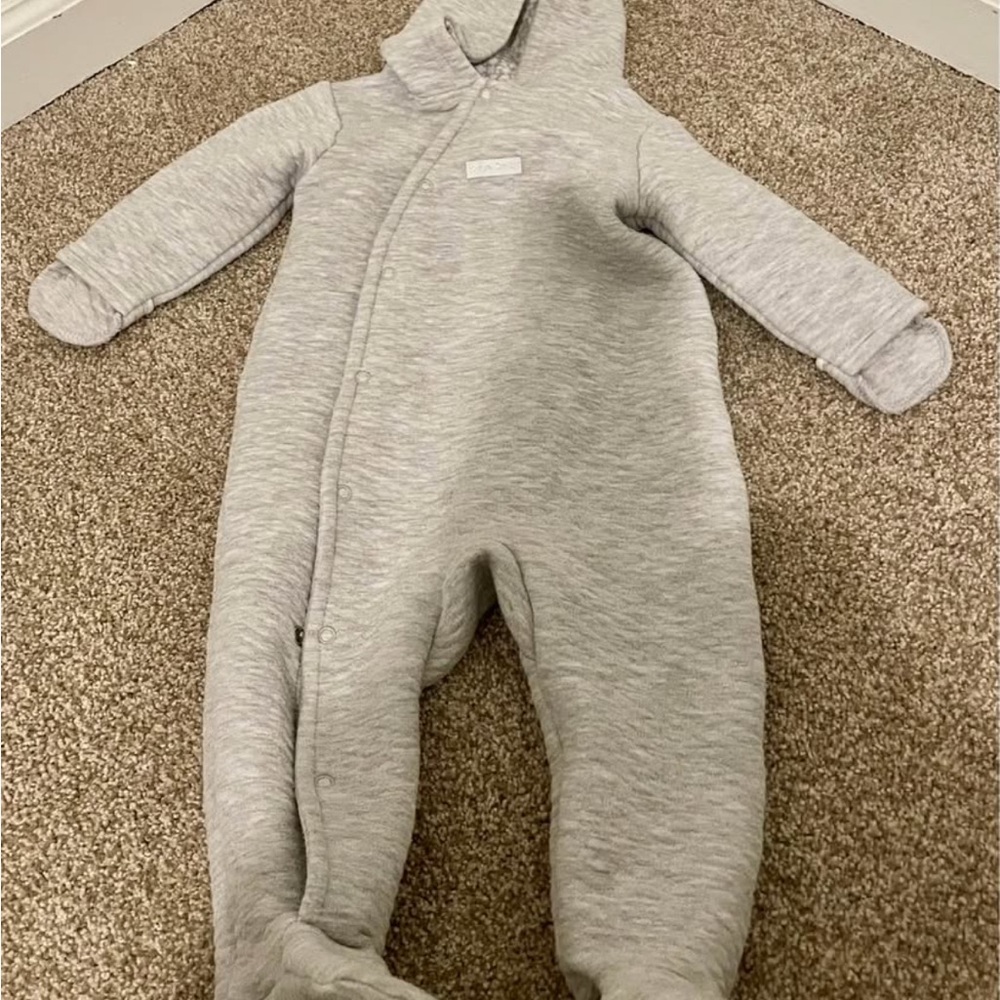 Cozy Gray Kids One Piece